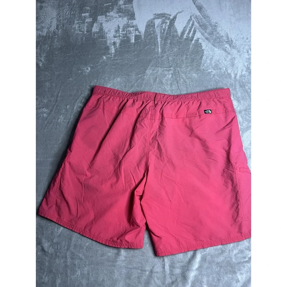 The North Face Mens Shorts XL Pink Swim Trunks Board Shorts Mesh Lined Beach